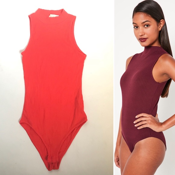 La Vie 89 Tops - La Vie 89 Sleeveless High Neck Bodysuit NEW